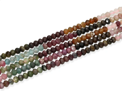 Turmalin układany oponka fasetowana 5x4mm [~19cm]