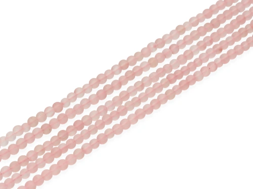 Kwarc arbuzowy mat kulka ok.4,3mm [~34cm]
