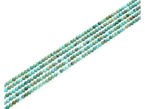 Turkus naturalny kulka ok.3mm [~38cm]