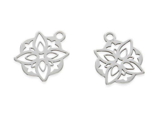 Zawieszka "rozeta" 12 x 10,5 mm AG-925 [1szt.]