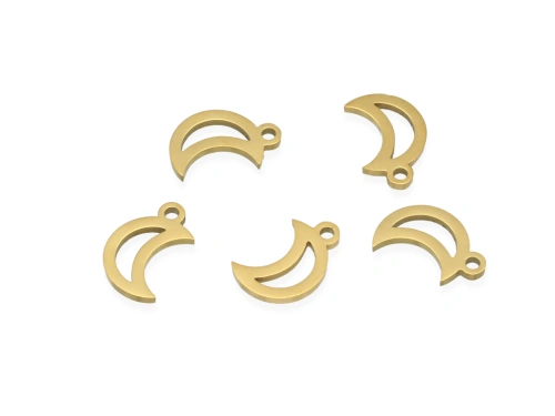 Zawieszka księżyc ramka 10x6,5mm [1szt.]