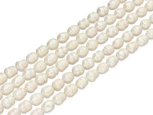 Perła słodkowodna rice ok.7-8mm [~35-36cm]