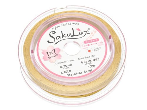 Linka SakuLux 0,35mm Gold [100m]