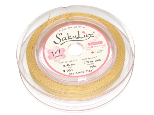 Linka SakuLux 0,45mm Gold [100m]