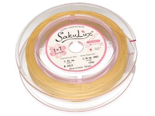 Linka SakuLux 0,60mm Gold [100m]