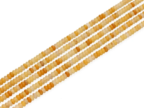 Awenturyn żółty oponka ok.4,3x2,4mm [~38cm]