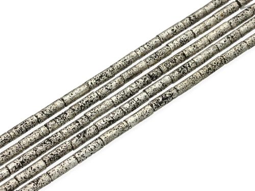 Hematyt rurka ok.4x13mm kol.antyczny platynowy [~38cm]