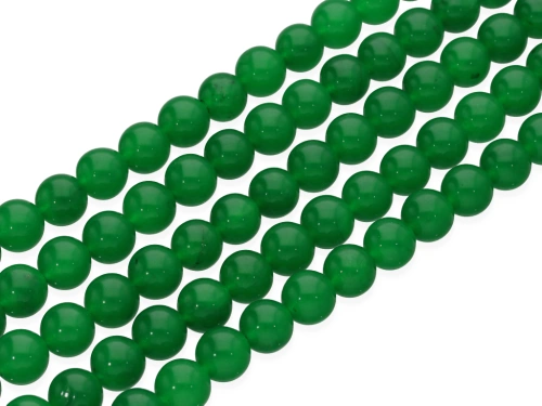 Jadeit kulka kol.zielony ok.10mm [~38cm]