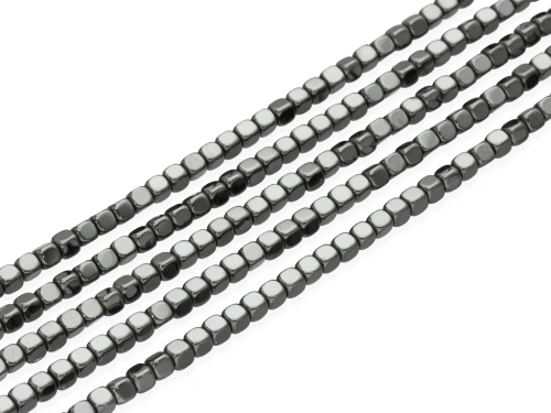 Hematyt kostka obła ok.4x4x4mm [~40cm]