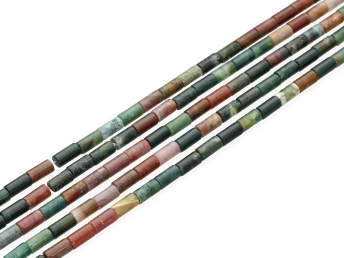 Jaspis fancy rurka ok.4x8,5mm [~39cm]