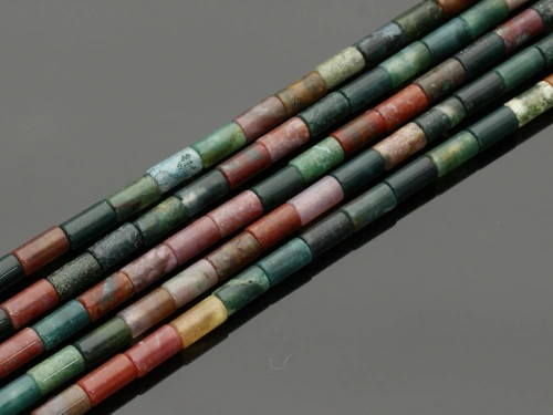 Jaspis fancy rurka ok.4x8,5mm [~39cm]