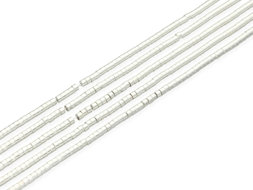 Hematyt plasterek ok.3x2mm kol.srebrny [~40cm]