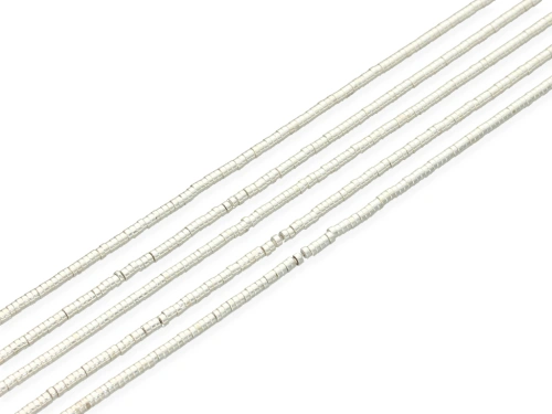 Hematyt plasterek ok.2x1mm kol.srebrny [~41cm]