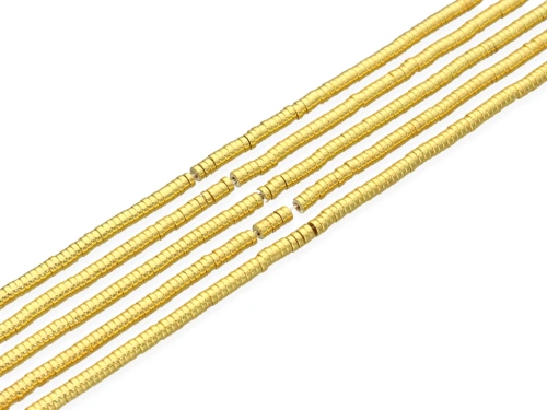 Hematyt plasterek ok.3x1mm kol.złoty [~40cm]