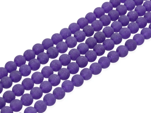 Jadeit kulka ok.8,3mm kol.fioletowy mat [~38cm]