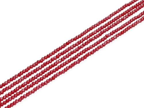 Kryształki kol. czerwony ciemny SP ok.2,9x2,2mm [~33cm]