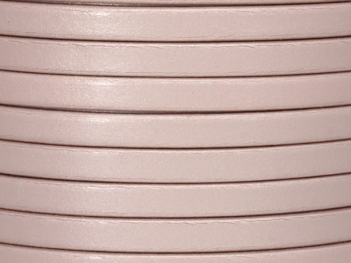 Rzemień naturalny płaski 5x1,8mm liliowy [20cm]