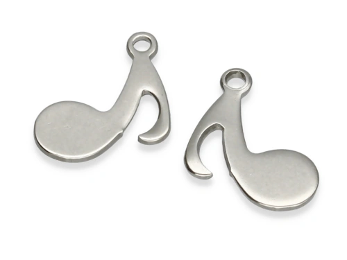 Zawieszka "nutka" 15 x 12 mm [4szt.]