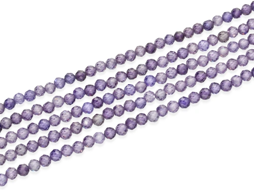 Cyrkonia kulka fasetowana ok.4,2mm [~37cm]