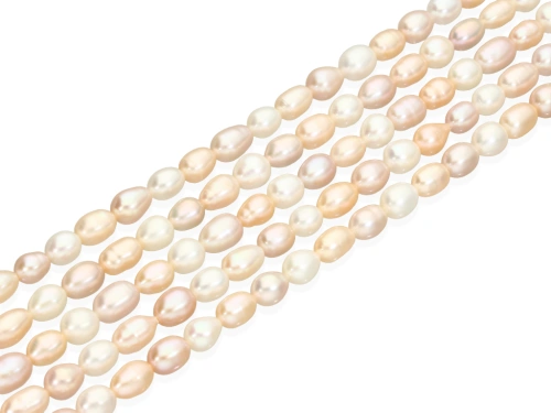 Perła słodkowodna rice ~6-7mm [~38cm]