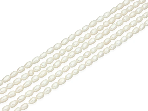Perła słodkowodna rice ok.4-5mm [~18cm]