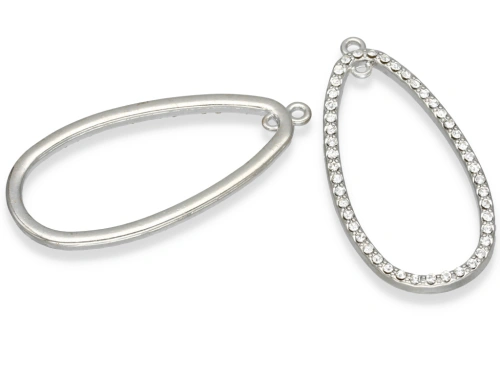 Baza kolczyka/zawieszki 45 x 22 mm [1szt.]