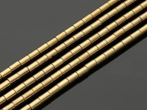 Hematyt rurka ok.4x6mm [~40cm]