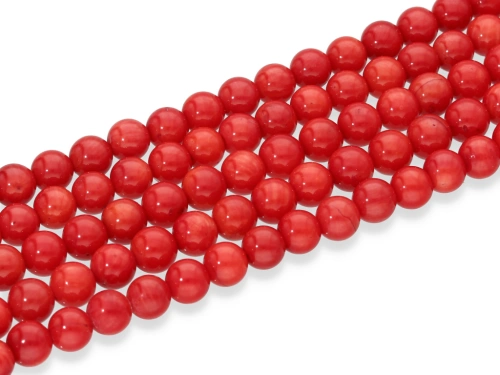Koral czerwony "kulka" 6,7 mm [~19cm]