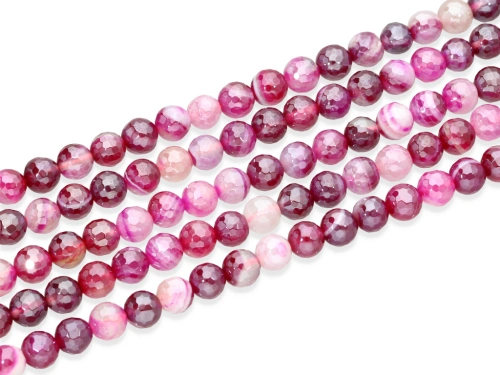 Agat kulka fasetowana ok.6mm [~19cm]