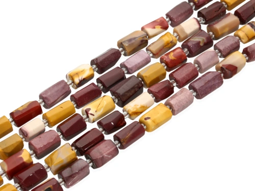 Mokait walec ciosany ok.7x12mm [~39cm]