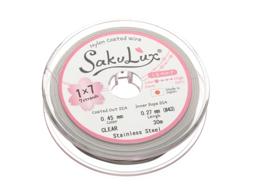 Linka SakuLux 0,45mm Clear [30m]