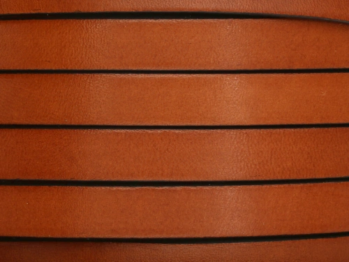 Rzemień naturalny płaski 10x1,8mm koniakowy [20cm]