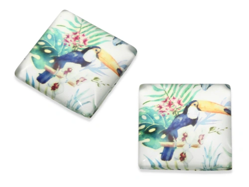 Kaboszon szklany 20 x 20 mm [1szt.]