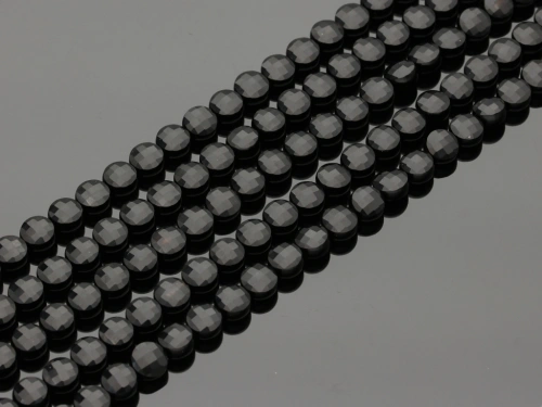 Onyks pastylka fasetowana ok.6,3mm [~39cm]