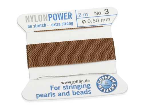 Nici nylonowe z igłą 0,5mm [op.2m]