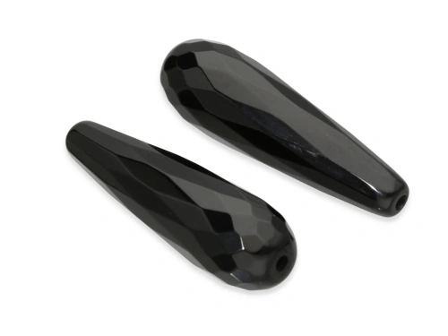 Onyks kropla fasetowana ok.40x12mm [1szt.]