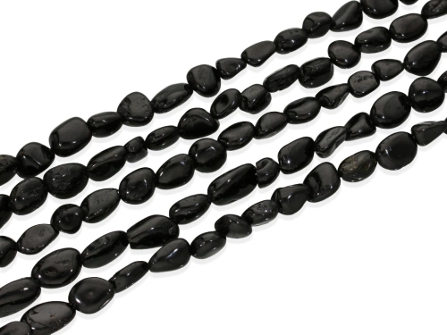 Turmalin czarny bryłka ok. 4x6/6x8mm [~39cm]