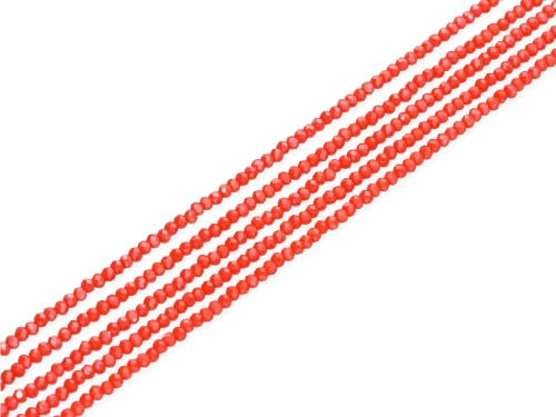 Kryształki kol. koralowy SP ok.2,5x2mm [~31cm]