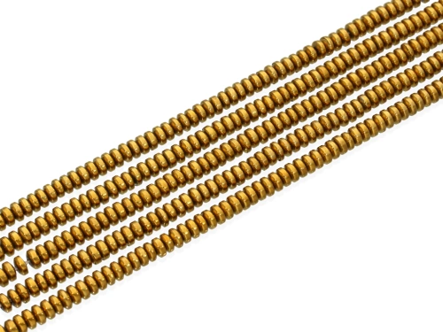 Hematyt dysk ok.4x2mm [~19cm]