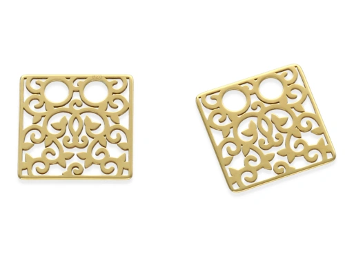 Zawieszka ażurowa "kwadrat" 12 x 12 mm AG-925 [1szt.]