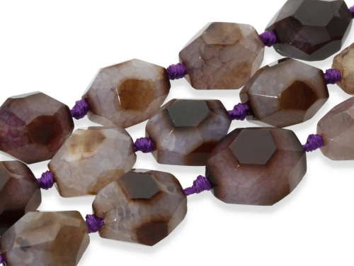 Agat bryłka cięta ok.20x16mm [~18cm]