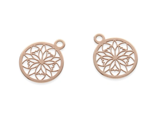 Zawieszka ażurowa "rozeta" 12,5 x 10 mm AG-925 [1szt.]