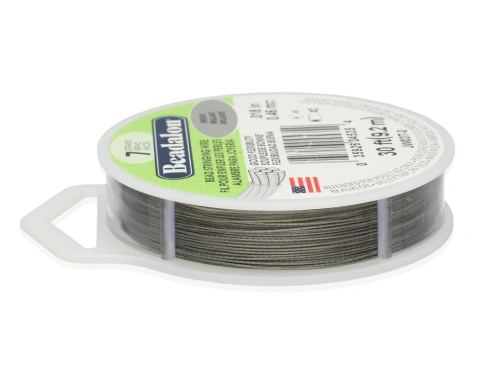Linka Beadalon 0,46mm kol. stalowy [9,2m]