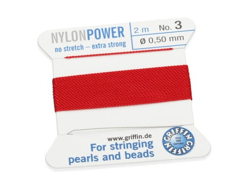 Nici nylonowe z igłą 0,5mm [op.2m]