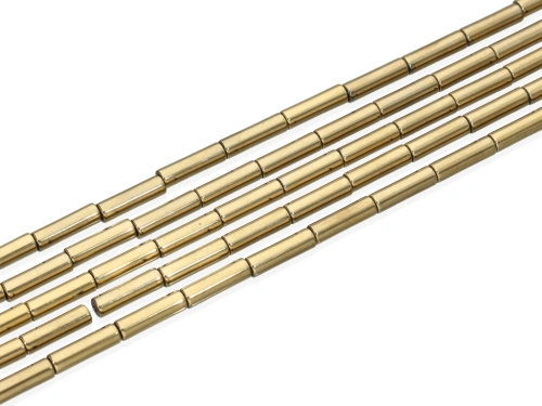 Hematyt rurka ok.4x13mm [~40cm]