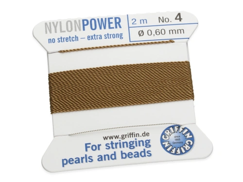 Nici nylonowe z igłą 0,6mm [op.2m]