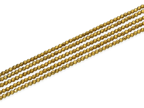 Hematyt kulka fasetowana ok.2mm [~38cm]