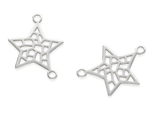 Łącznik "gwiazdka ażurowa" 15,5 x 11,2 mm AG-925 [1szt.]