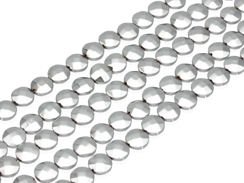 Hematyt pastylka fasetowana ok.10mm [~19cm]