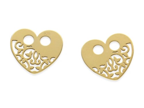 Zawieszka "serce" 12 x 13 mm AG-925 [1szt.]